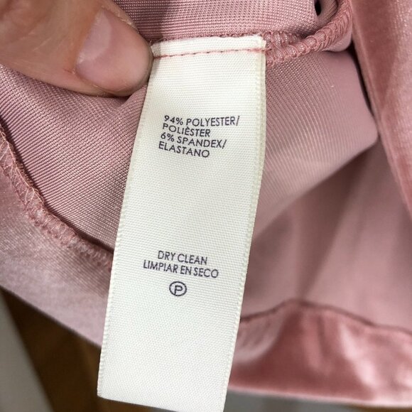 Nwt REBECCA MINKOFF Monsoon Pink Ruffled Cold Shoulder Velvet Blouse Top Sz S - Picture 10 of 10